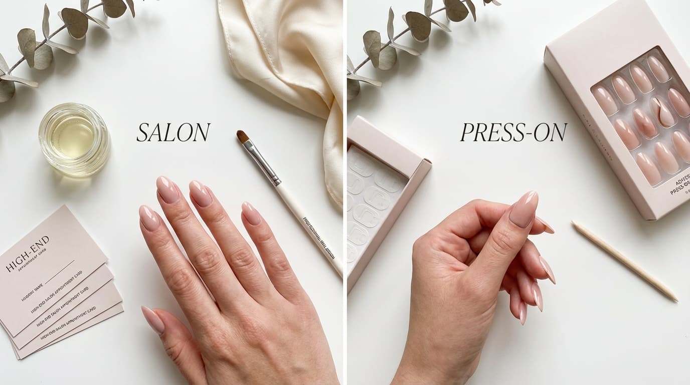 Press-On Nails vs Salon Nails